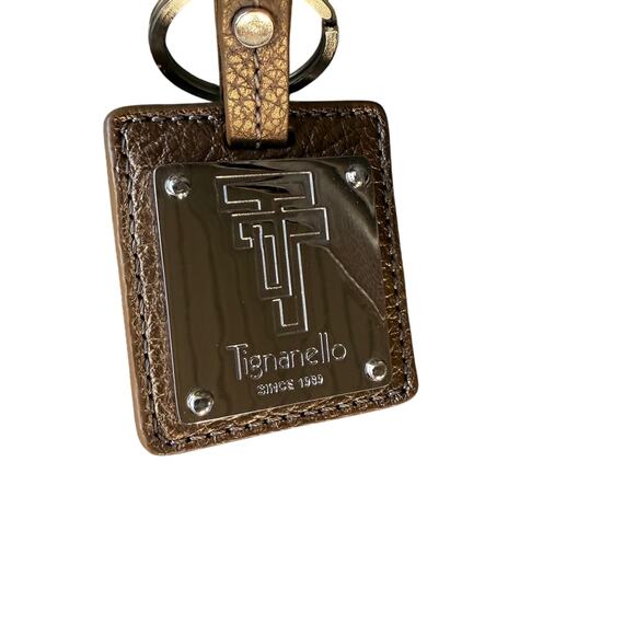 Tignanello Gold Metallic Leather Crossbody - Picture 3 of 8